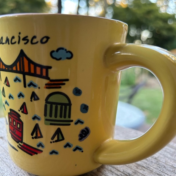 San Francisco diner mug yellow - Picture 3 of 4